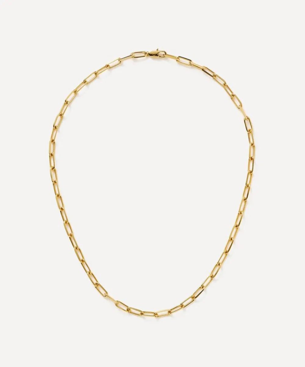 Missoma Necklaces^18ct Gold-Plated Classic Mini Paperclip Chain Necklace