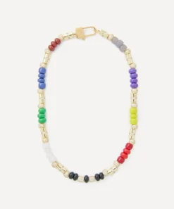 Martha Calvo Necklaces^14ct Gold-Plated Colore Bead Necklace