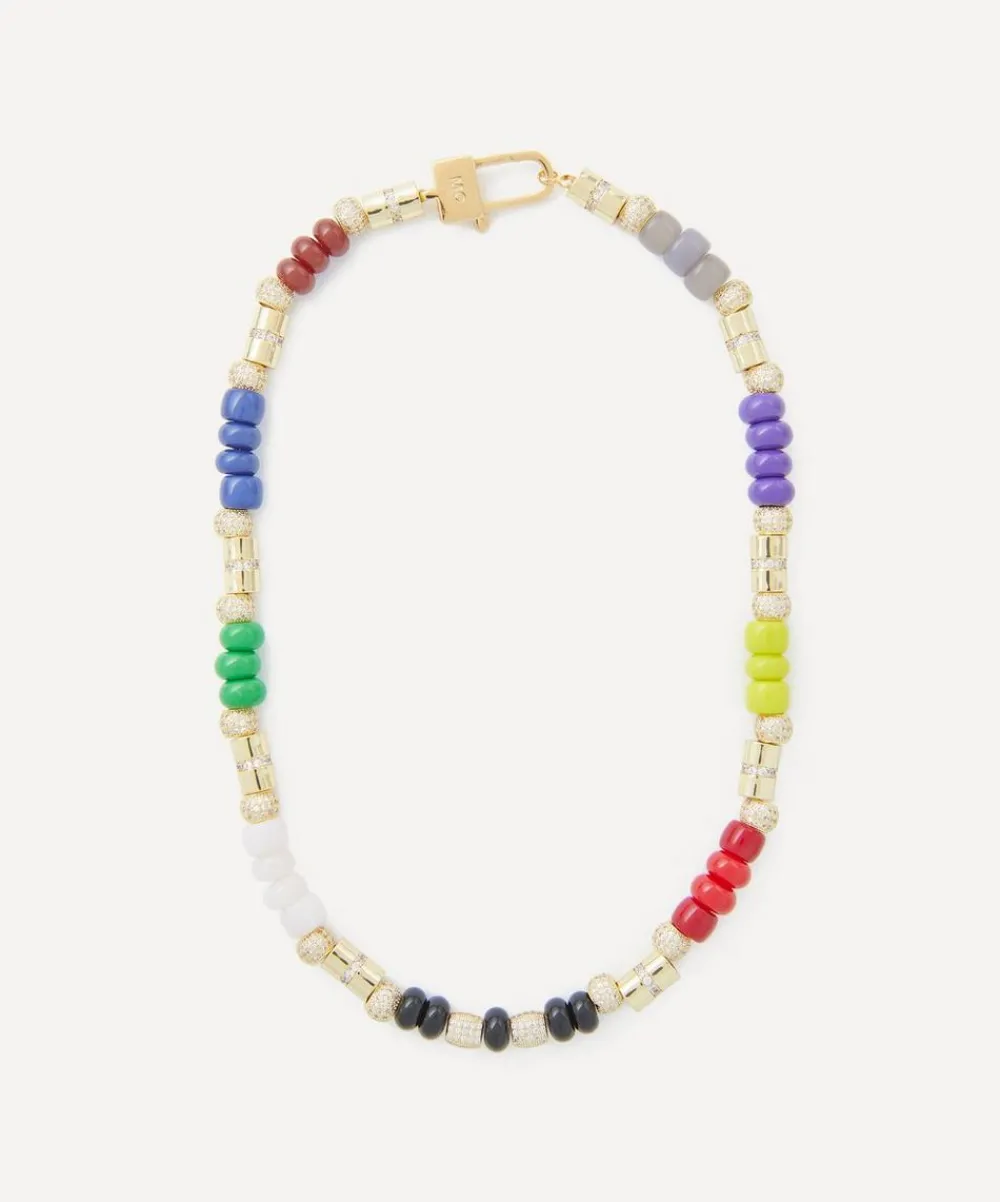 Martha Calvo Necklaces^14ct Gold-Plated Colore Bead Necklace