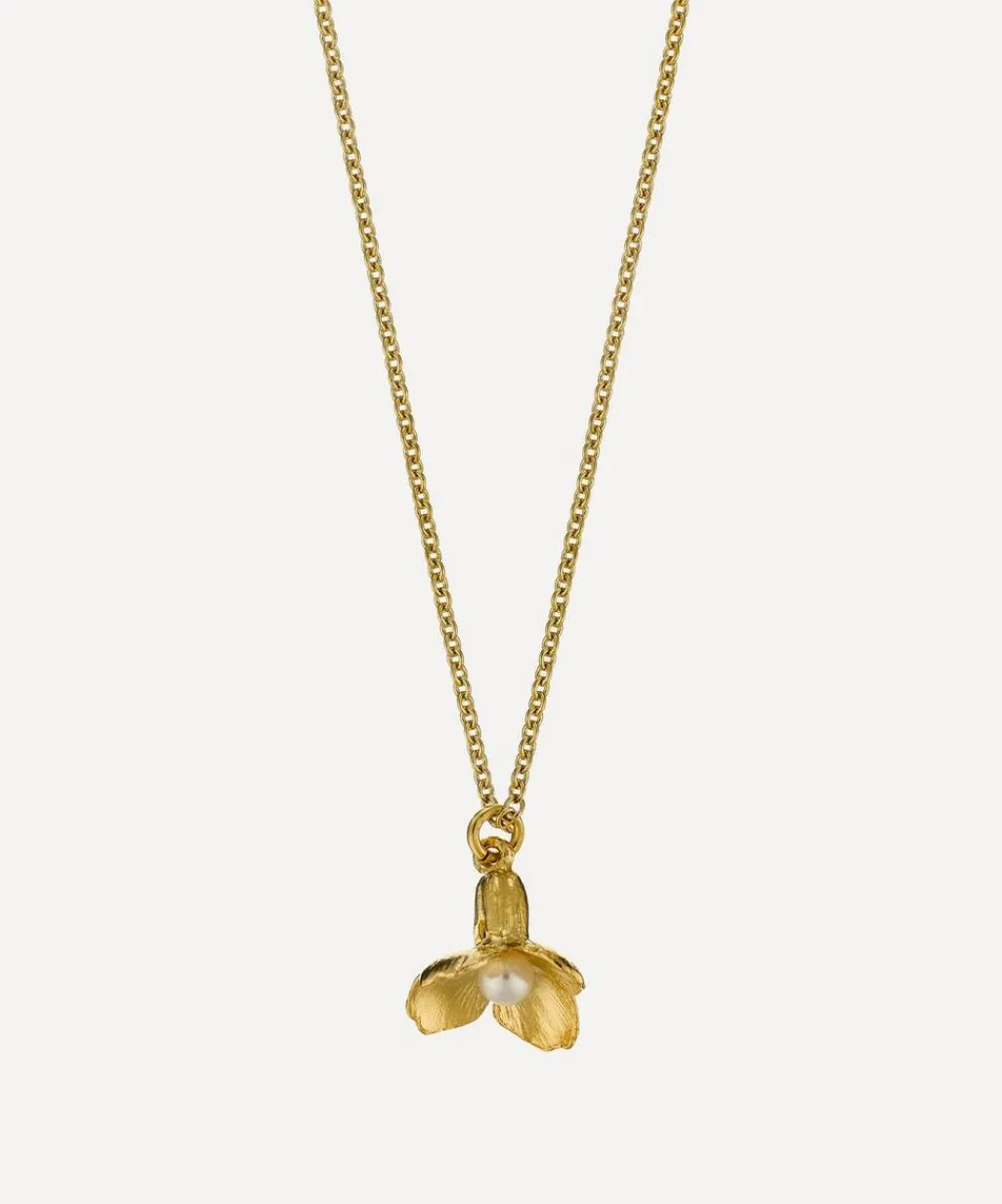 Alex Monroe Necklaces^22ct Gold-Plated Cuckoo Flower Pendant Necklace