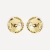 By Alona Earrings^18ct Gold-Plated Dune Clip-On Earrings