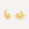 Rachel Jackson Earrings|Earrings^22ct Gold-Plated Electric Goddess Statement Stud Earrings