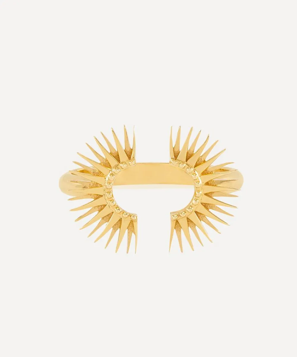 Rachel Jackson Rings^22ct Gold-Plated Electric Goddess Adjustable Ring