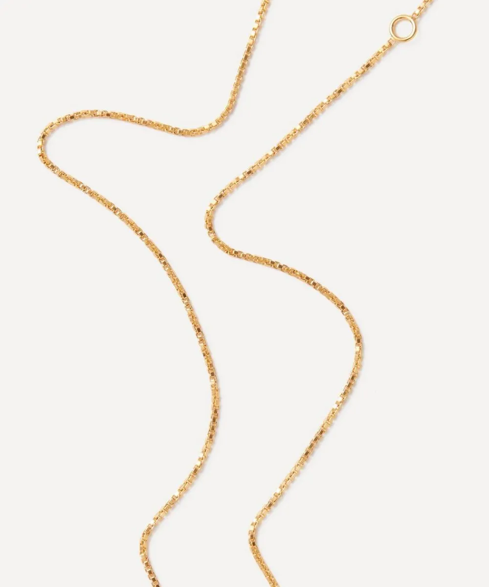Rachel Jackson Necklaces^22ct Gold-Plated Electric Love Blue Topaz Heart Pendant Necklace