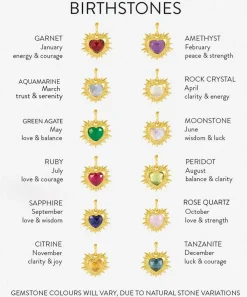 Rachel Jackson Necklaces^22ct Gold-Plated Electric Love November Birthstone Necklace