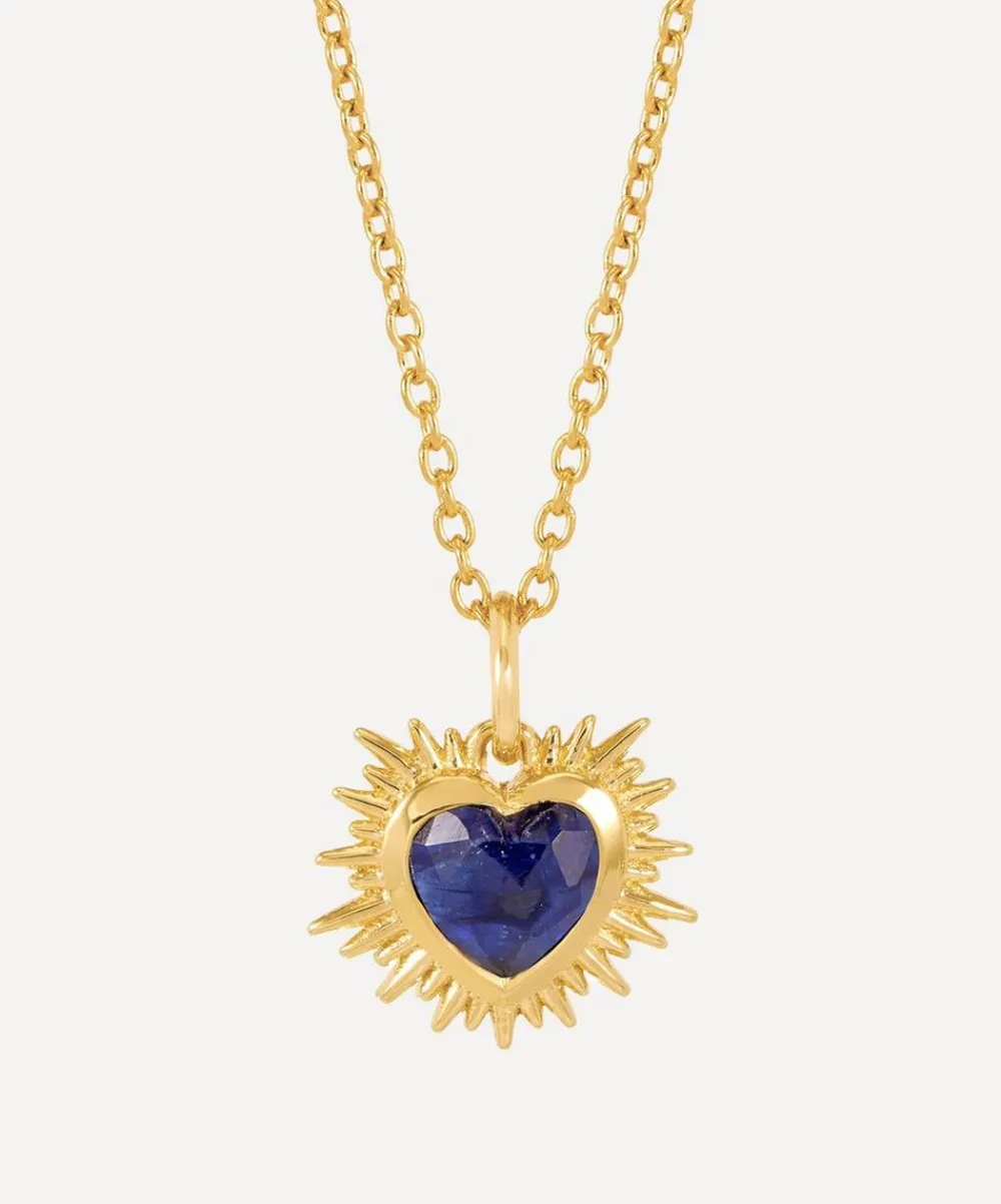 Rachel Jackson Necklaces^22ct Gold-Plated Electric Love September Birthstone Necklace
