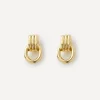 Martha Calvo Earrings^14ct Gold-Plated Elsa Drop Earrings