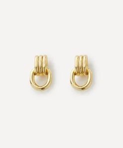 Martha Calvo Earrings^14ct Gold-Plated Elsa Drop Earrings