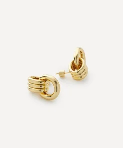 Martha Calvo Earrings^14ct Gold-Plated Elsa Drop Earrings