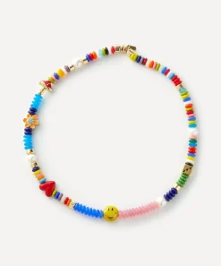 Martha Calvo Necklaces^14ct Gold-Plated Enamel Beaded Necklace
