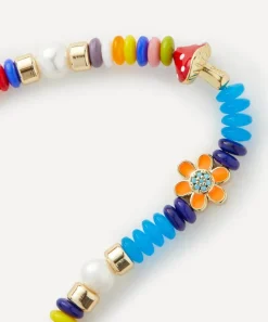 Martha Calvo Necklaces^14ct Gold-Plated Enamel Beaded Necklace