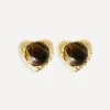 By Alona Earrings^18ct Gold-Plated Eva Clip-On Earrings