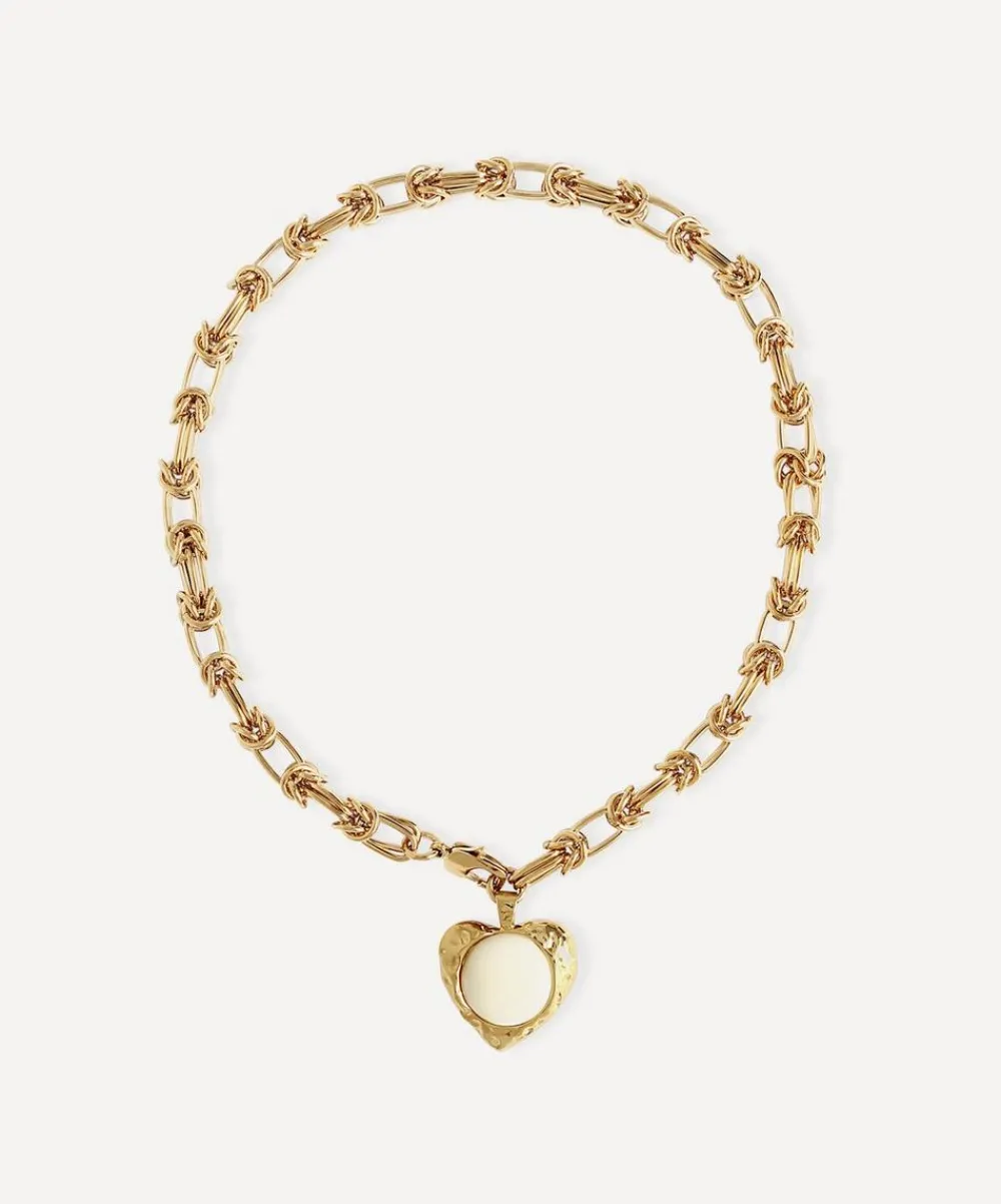 By Alona Necklaces^18ct Gold-Plated Eva Pendant Necklace