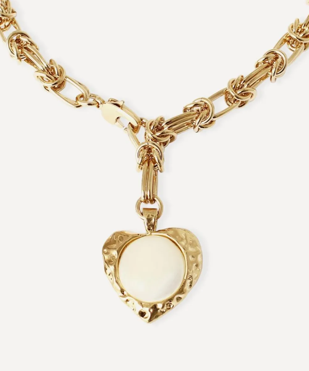 By Alona Necklaces^18ct Gold-Plated Eva Pendant Necklace