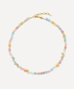 ANNI LU Necklaces|Necklaces^18ct Gold-Plated Fleur Bead Necklace
