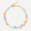 ANNI LU Bracelets^18ct Gold-Plated Fleur Bead Bracelet