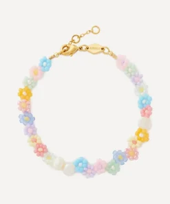 ANNI LU Bracelets^18ct Gold-Plated Fleur Bead Bracelet