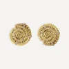 By Alona Earrings^18ct Gold-Plated Galia Stud Earrings