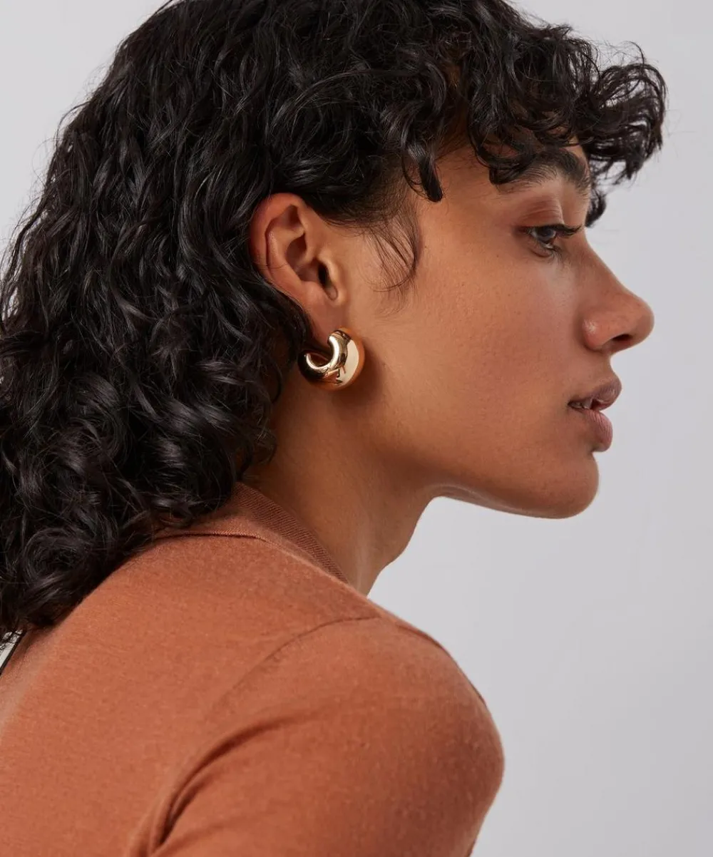 JENNY BIRD Earrings^14ct Gold-Plated Gemma Hoop Earrings