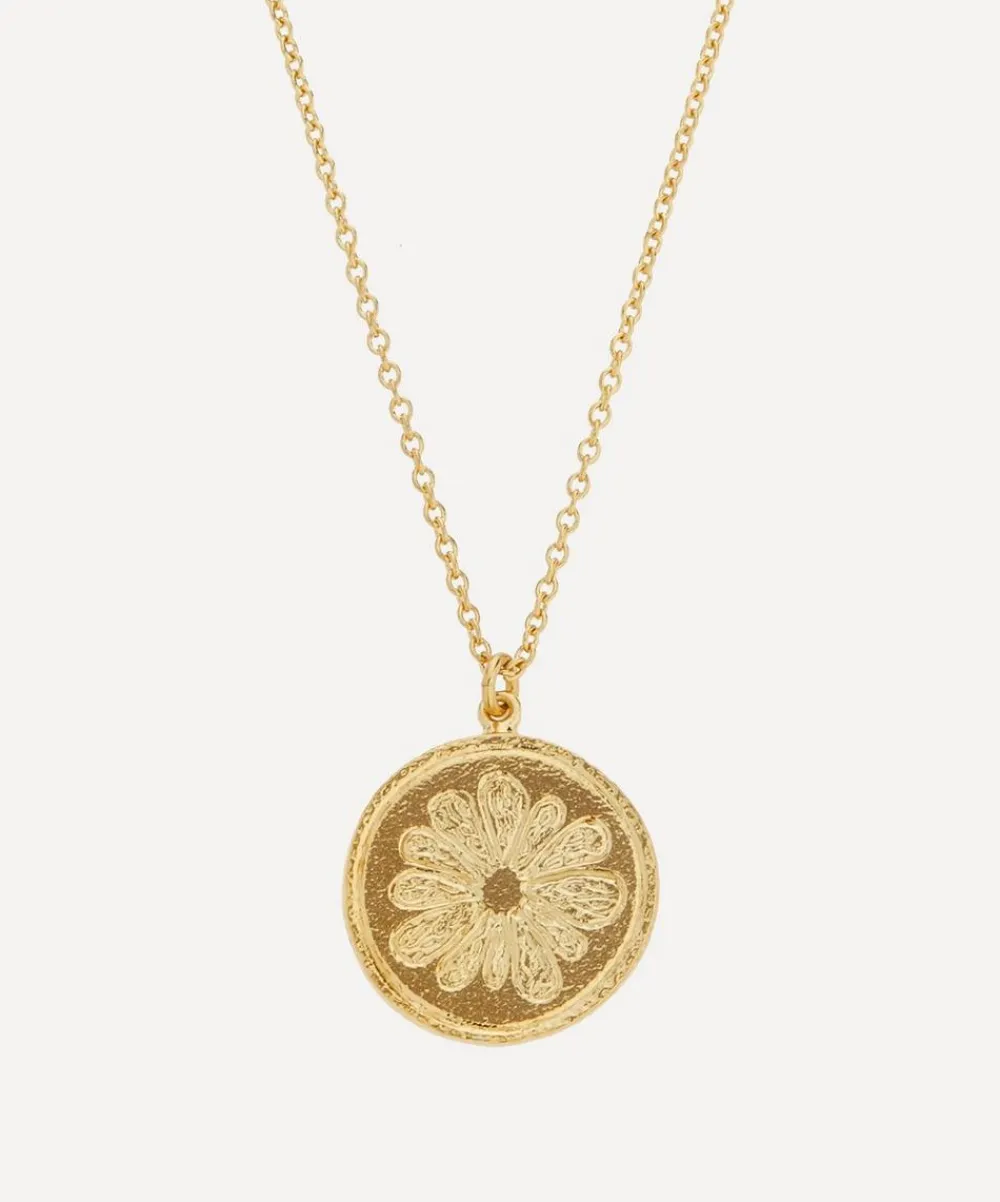 Alex Monroe Necklaces^22ct Gold-Plated Grapefruit Slice Pendant Necklace