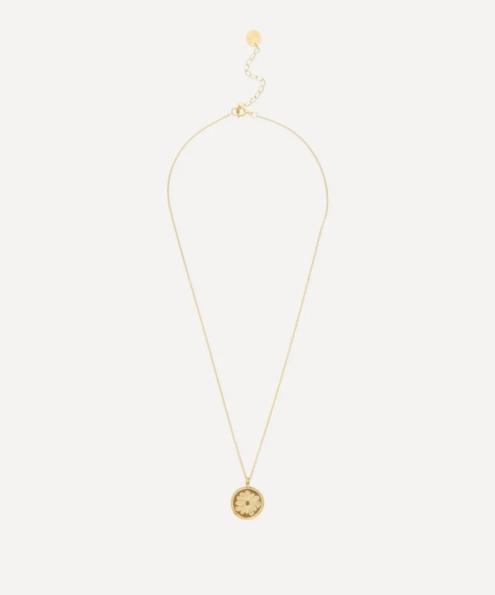Alex Monroe Necklaces^22ct Gold-Plated Grapefruit Slice Pendant Necklace