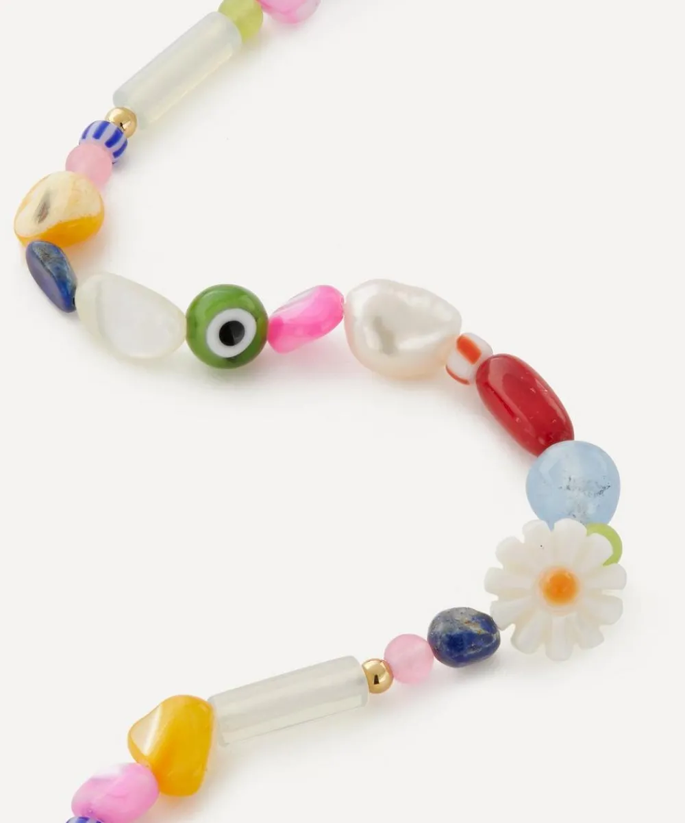 ANNI LU Necklaces|Necklaces^18ct Gold-Plated Happy Bead Necklace
