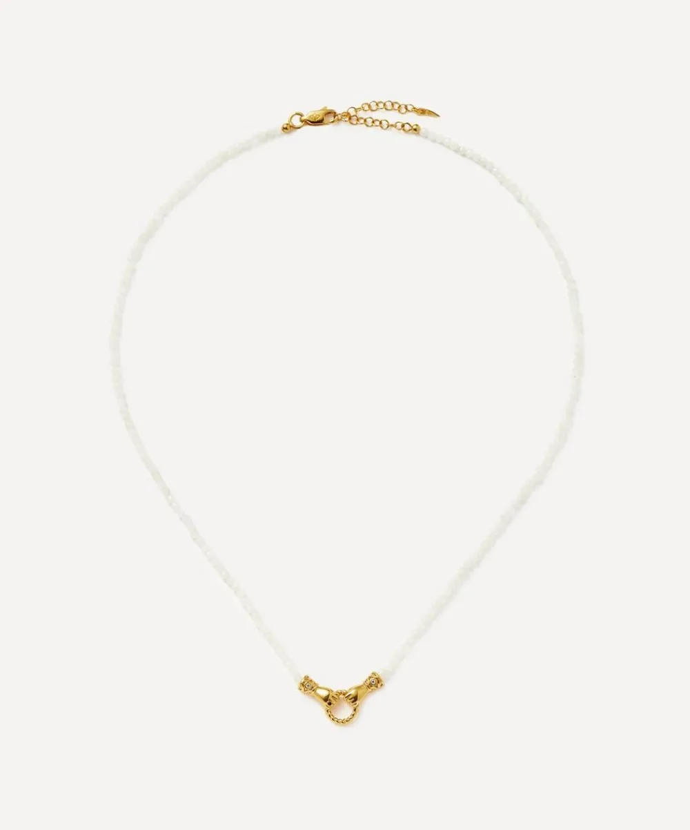 Missoma Necklaces^18ct Gold-Plated Harris Reed In Good Hands Drop Pendant Necklace