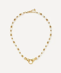 Missoma Necklaces^18ct Gold-Plated Harris Reed In Good Hands Chunky Beaded Gemstone Necklace