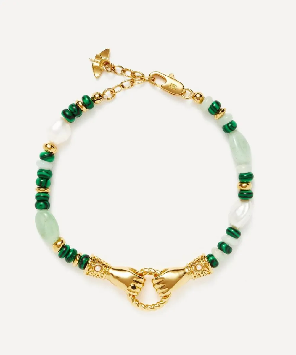 Missoma Bracelets^18ct Gold-Plated Harris Reed In Good Hands Beaded Gemstone Bracelet