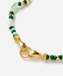 Missoma Bracelets^18ct Gold-Plated Harris Reed In Good Hands Beaded Gemstone Bracelet