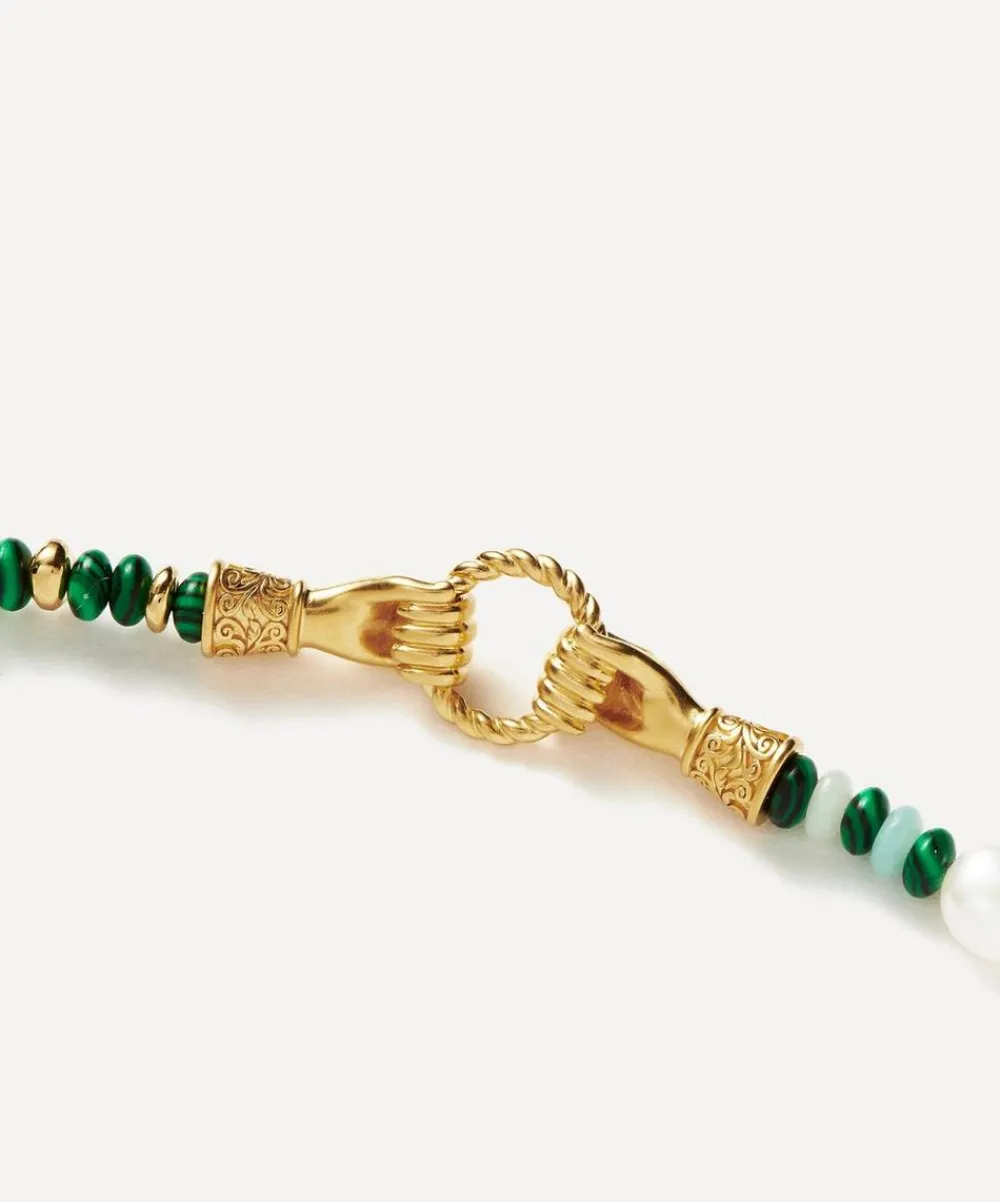 Missoma Bracelets^18ct Gold-Plated Harris Reed In Good Hands Beaded Gemstone Bracelet