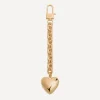 Martha Calvo Travel Accessories^14ct Gold-Plated Heart Bag Charm