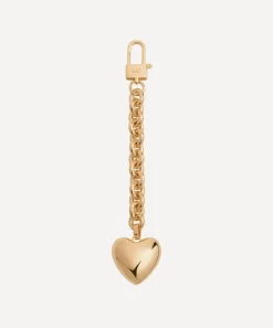 Martha Calvo Travel Accessories^14ct Gold-Plated Heart Bag Charm
