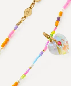 ANNI LU Necklaces^18ct Gold-Plated Hearty Eldorado Beaded Pendant Necklace