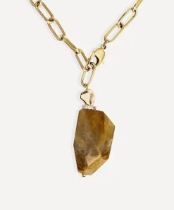 By Alona Necklaces^18ct Gold-Plated Isabelle Pendant Necklace