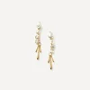 Missoma Earrings^18ct Gold-Plated Keshi Pearl Sculptural Drop Earrings