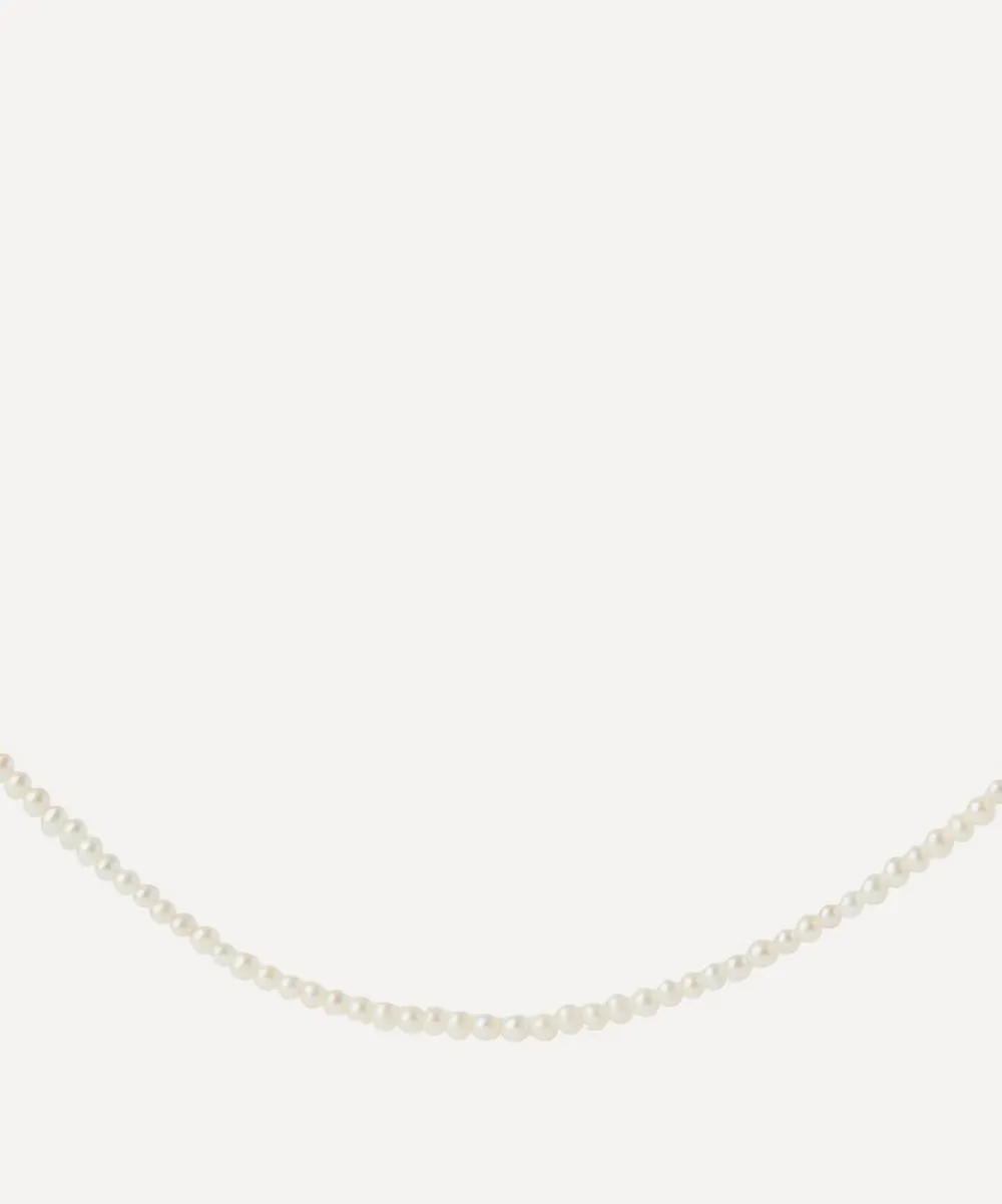PDPAOLA Necklaces^18ct Gold-Plated La Perla Essential Pearl Necklace