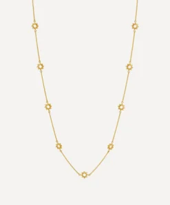 Rachel Jackson Necklaces^22ct Gold-Plated Long Eternal Sun Necklace