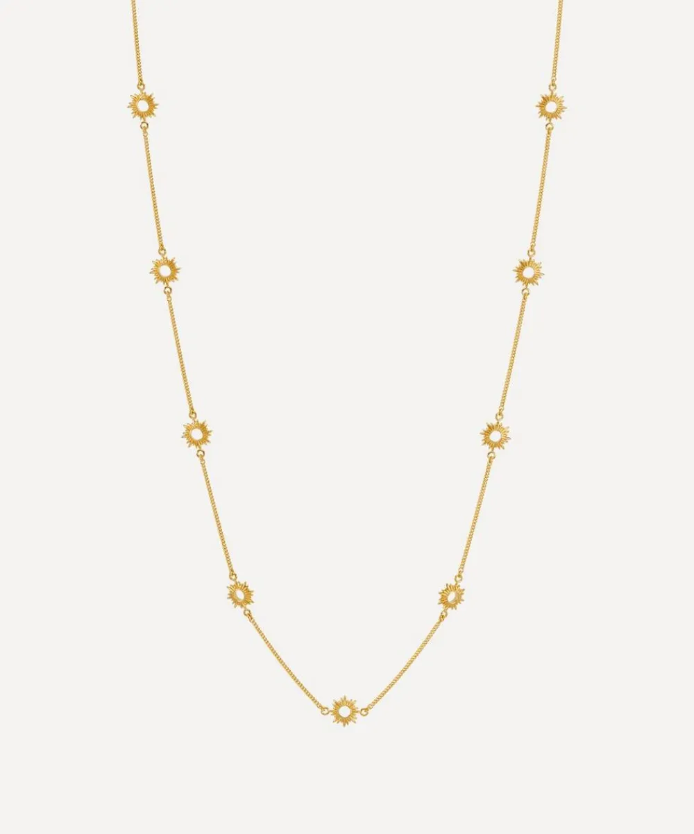 Rachel Jackson Necklaces^22ct Gold-Plated Long Eternal Sun Necklace