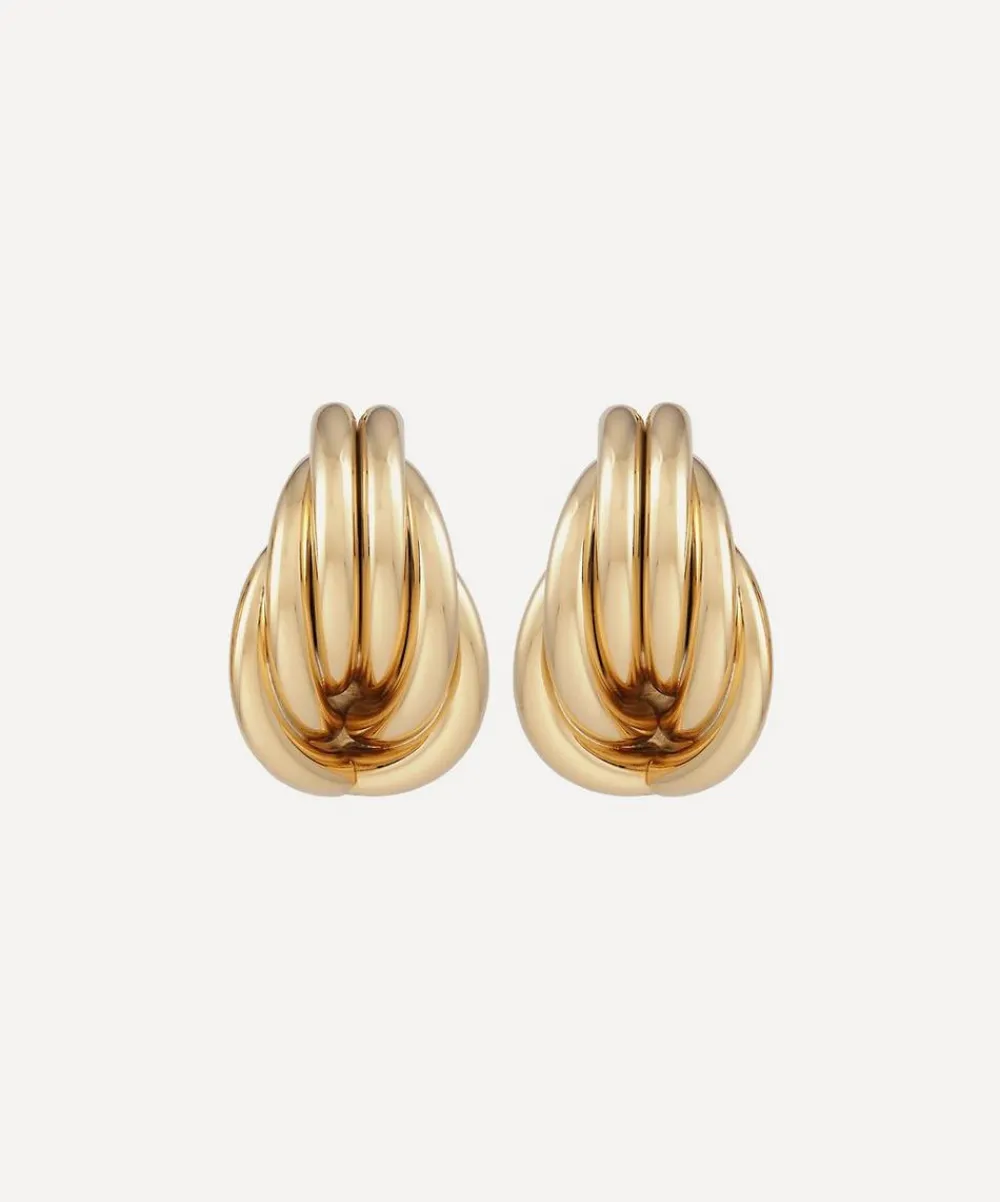Martha Calvo Earrings^14ct Gold-Plated Lori Stud Earrings