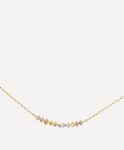 PDPAOLA Necklaces^18ct Gold-Plated Lotus Necklace