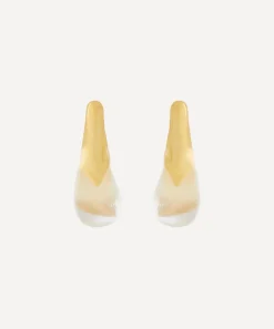 Alexis Bittar Earrings^14ct Gold-Plated Luminous Lucite Arched Drop Earrings