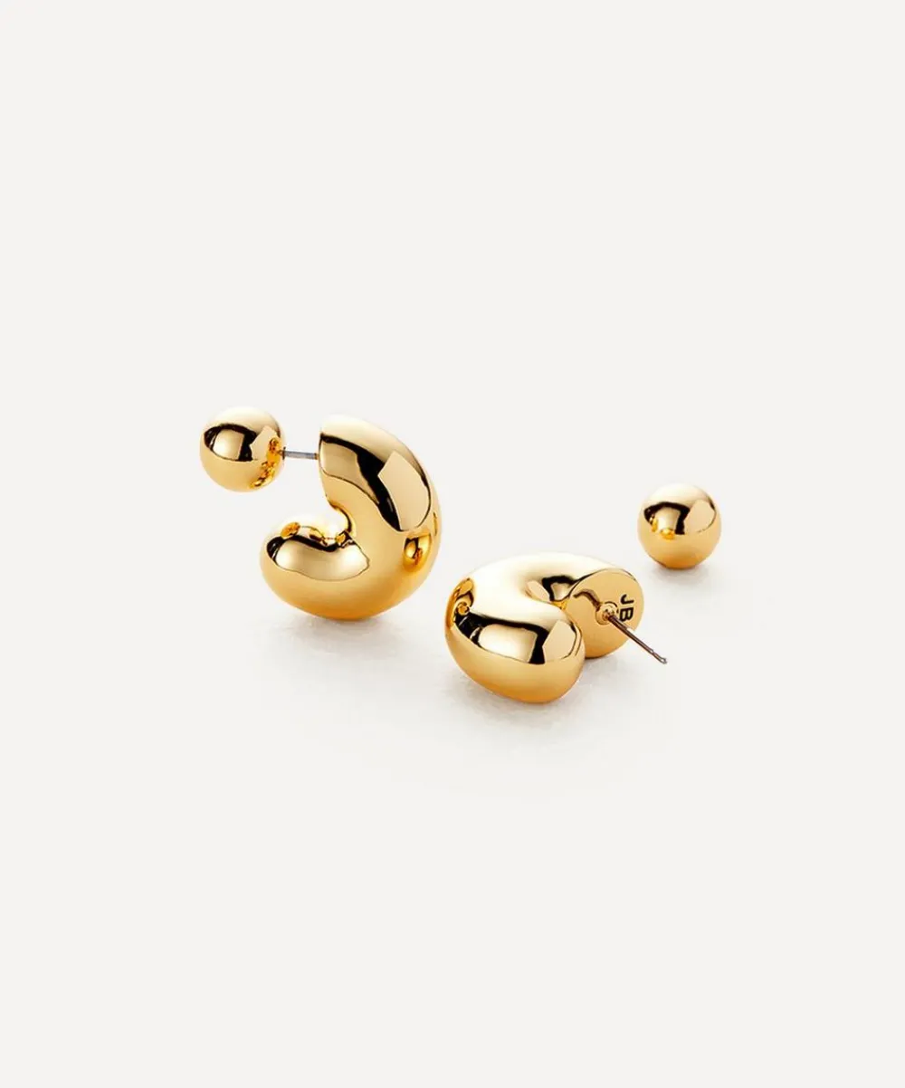 JENNY BIRD Earrings|Earrings^14ct Gold-Plated Medium Tome Hoop Earrings