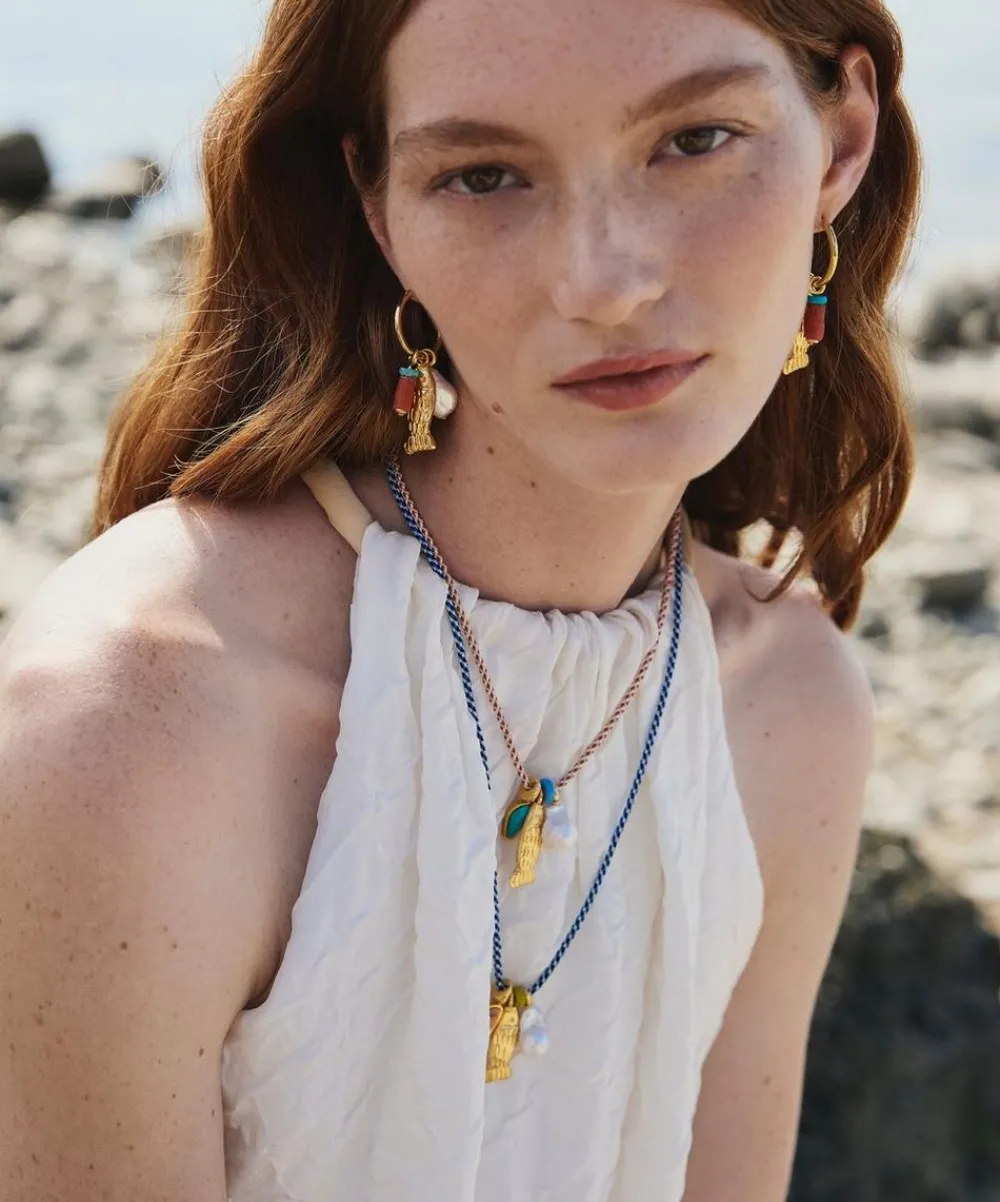 Lizzie Fortunato Necklaces^24ct Gold-Plated Minnow Pendant Necklace