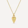 Dinny Hall Necklaces^22ct Gold-Plated My World Heart Charm Pendant Necklace