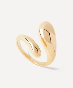 PDPAOLA Rings^18ct Gold-Plated Orbit Ring