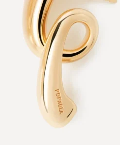 PDPAOLA Earrings^18ct Gold-Plated Orbit Stud Earrings