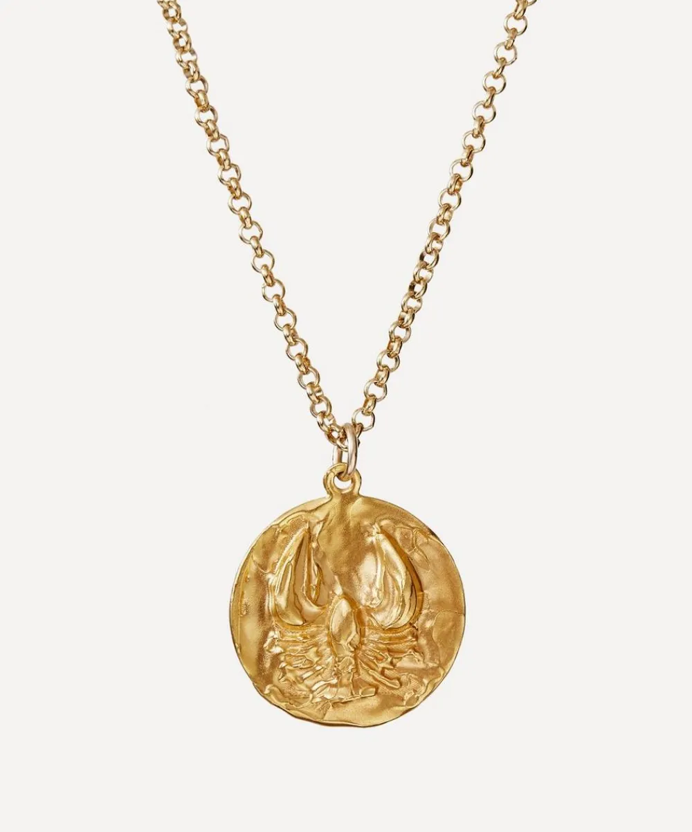 Alighieri Necklaces^24ct Gold-Plated Reader Of The Sea Pendant Necklace