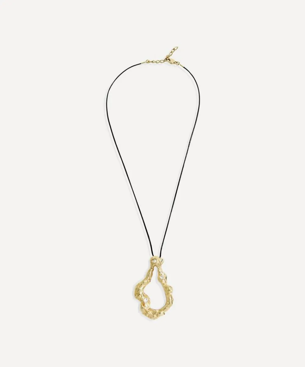 By Alona Necklaces^18ct Gold-Plated Rena Pendant Necklace