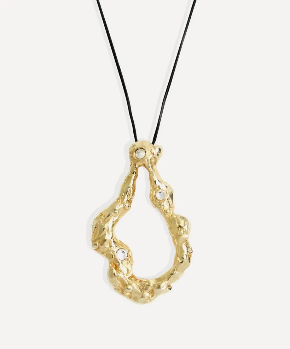 By Alona Necklaces^18ct Gold-Plated Rena Pendant Necklace